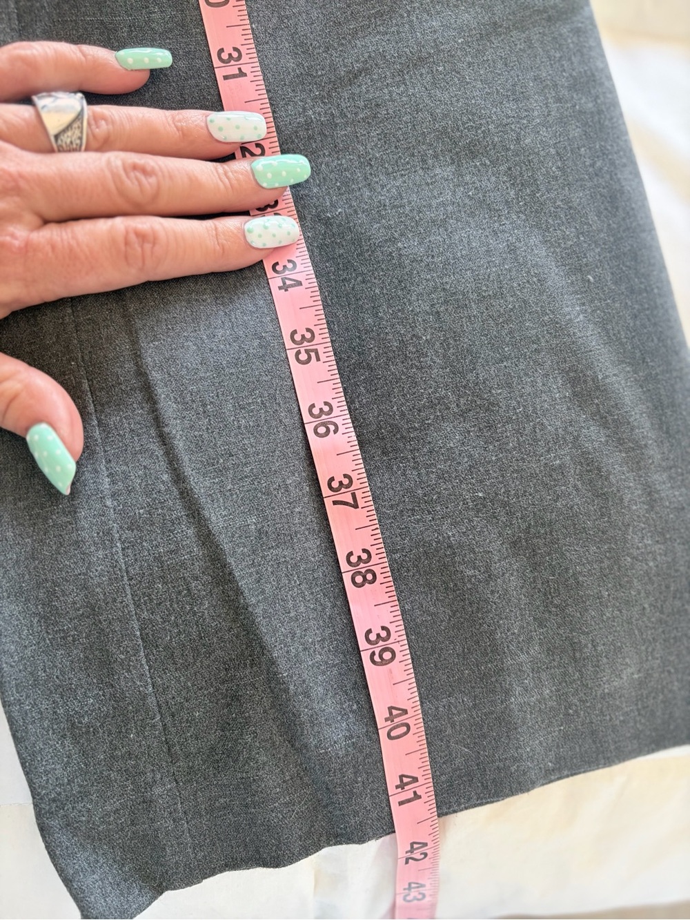 LOFT Dark Gray Bootcut Dress Pants - Picture 3 of 6